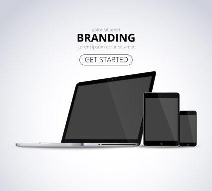 Apple brand electronic products vector material
