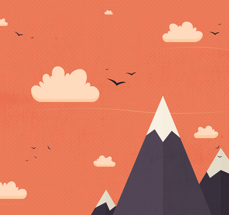 Snowy creative illustrator vector material