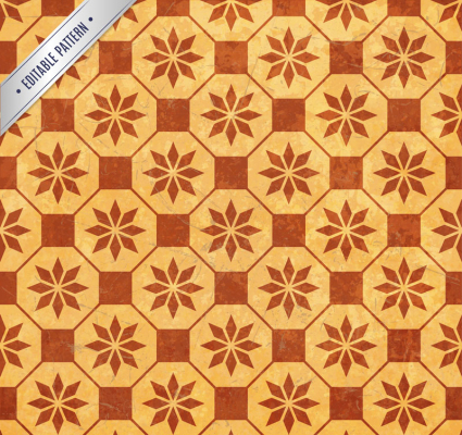 Yellow creative pattern seamless background vector