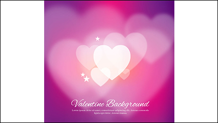 Love fantasy background vector material