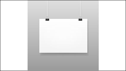 Blank cardboard vector material being picked up in