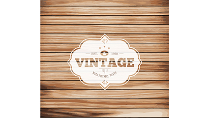 Creative wood background vector