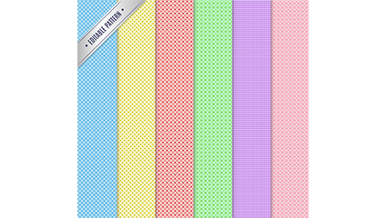 6 payment Color dot dots seamless background vector material