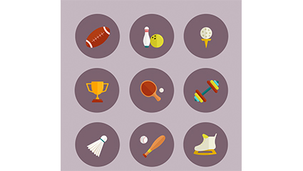 9 creative campaign elements icon vector material