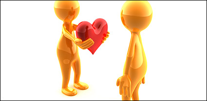 3D little sacrifice of love picture material