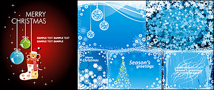 Christmas vector illustration background