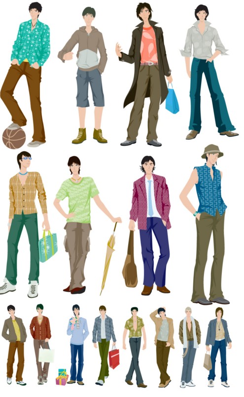 Boys Fashion Vector 