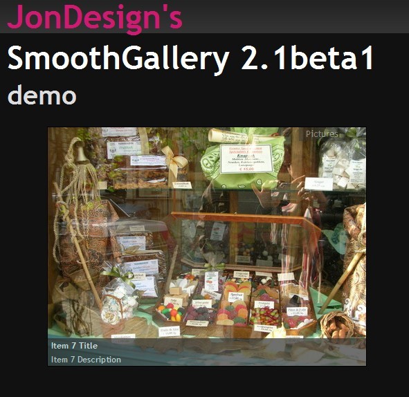 JonDesign's SmoothGallery 2.1dev