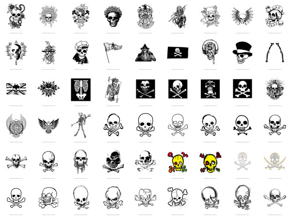 Skull, T-shirt designs, skeleton