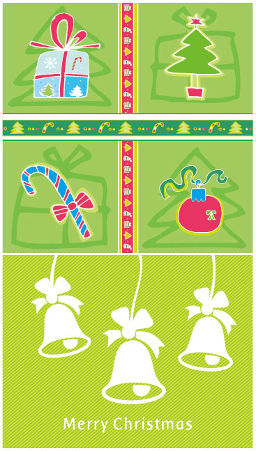 Cute Christmas decoration element vector 