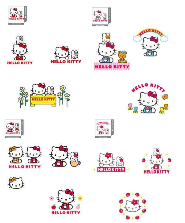 hello kitty official vector 1-4