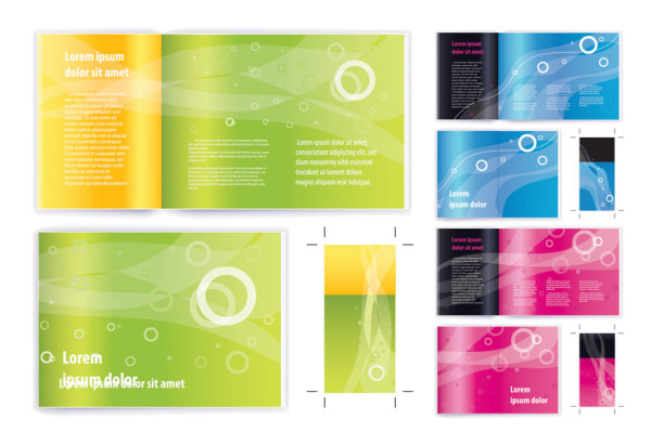 Dream album template vector material