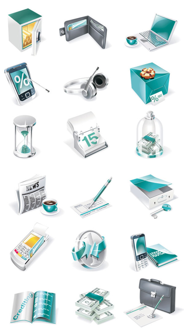 ��Finance Department�� icon vector material subject