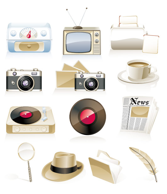 Nostalgia Theme Vector