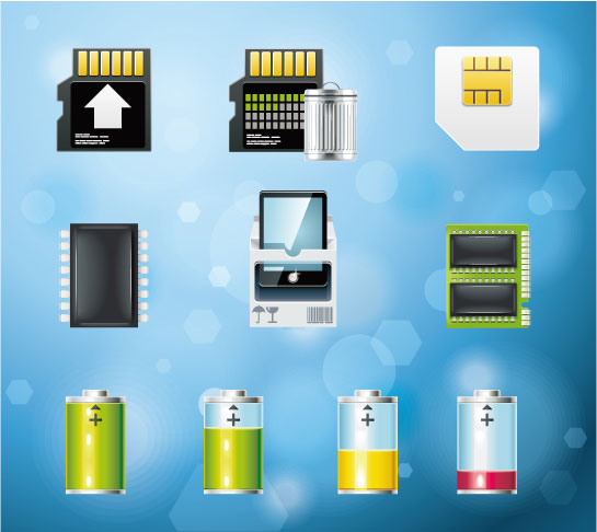 Very delicate system icon vector material -2