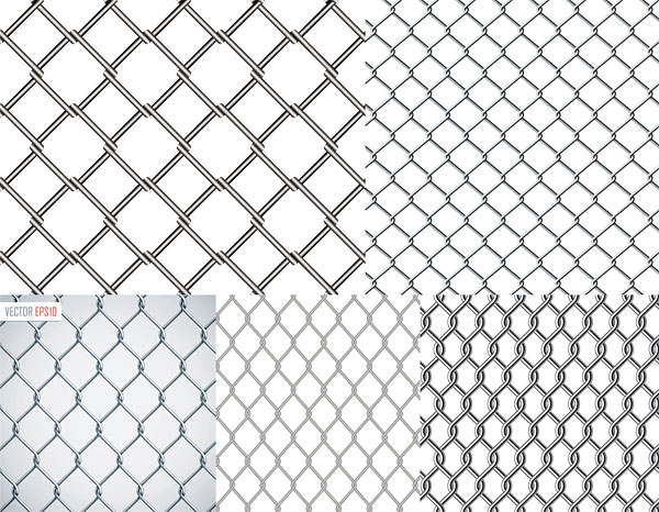 Barbed wire vector material
