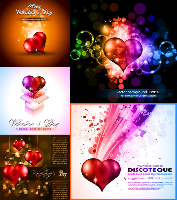 Love shine bright vector material
