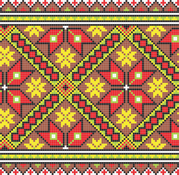 Pixel pattern 03-- vector material
