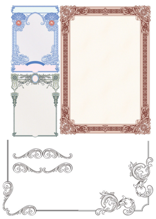 Classic European security border pattern -01