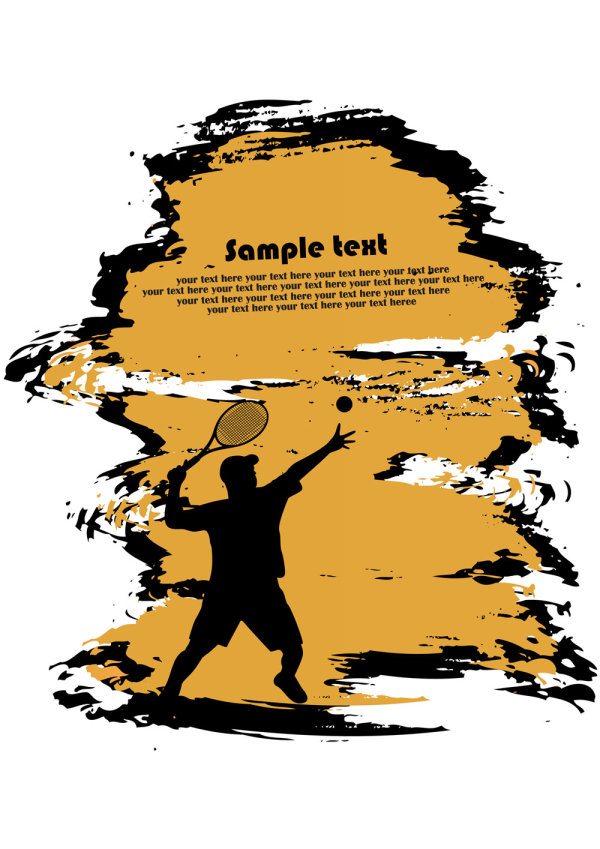 Sport silhouette - vector