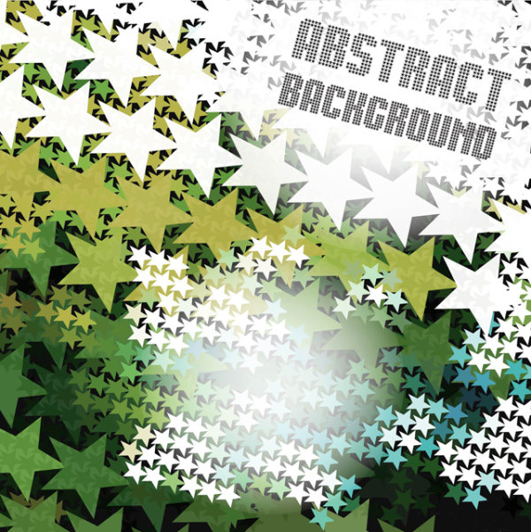 Bright mosaic design background vector material -3