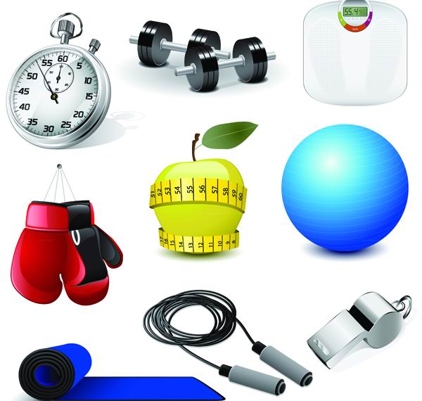 Sports icon vector material -2