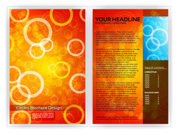 Foreign album plate layout 05-- vector material