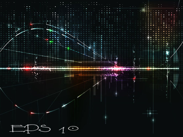 Bright glare effects 02 - vector material