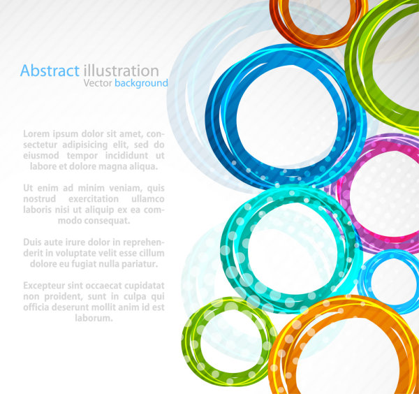 Fashion circle 01 - vector material