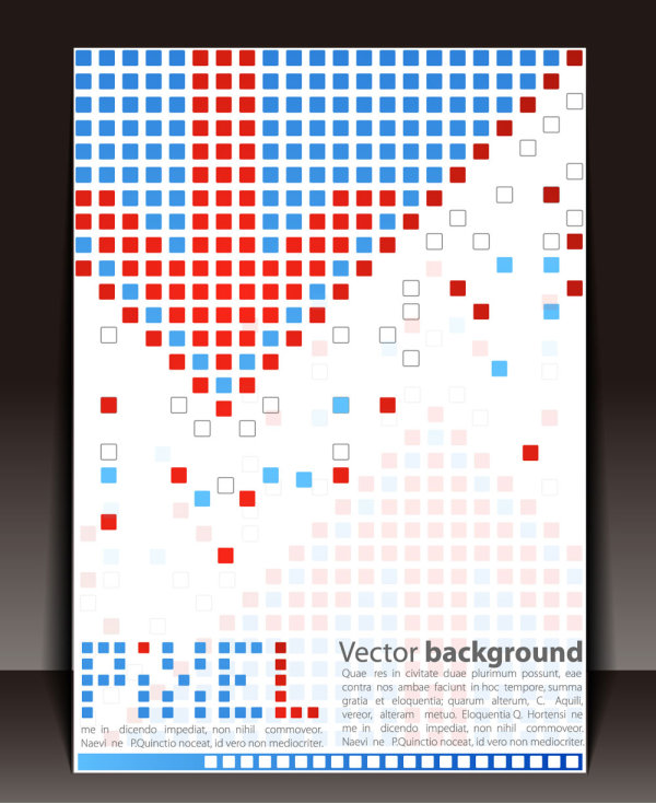 The small box typesetting 03 - vector material