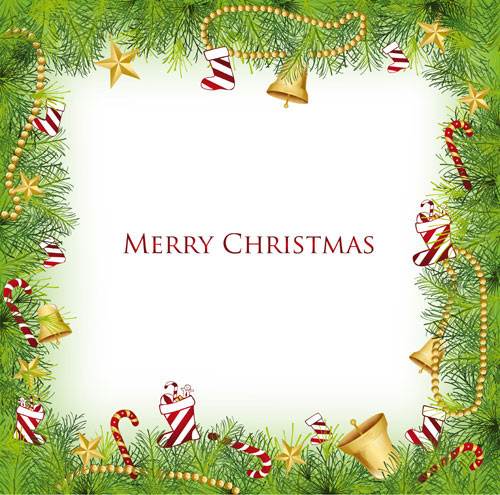 Christmas element border 04 - vector material