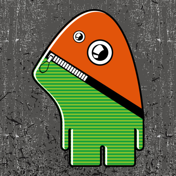 Cute Funny cartoon 04 - Vector