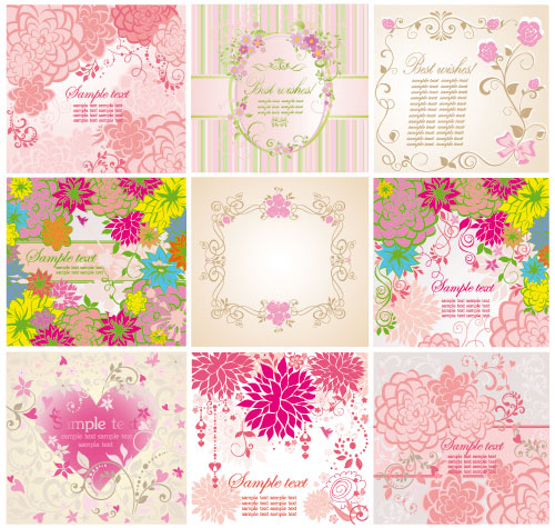 European Style-style lace pattern 03 - Vector