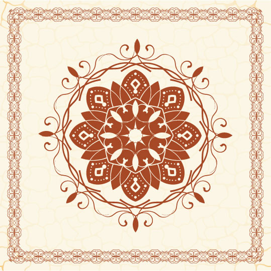 Exquisite European-style pattern 05 - vector