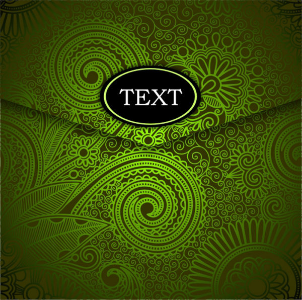 Dazzling pattern background 04 - vector material