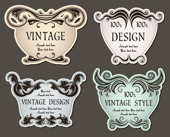 The classic pattern stickers - 01