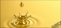 Gold drops picture of the material