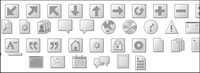 Silver metallic texture web design commonly used small icon gif material