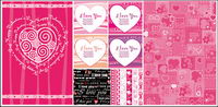 pattern vector material cute love