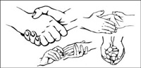 Vector material useful gesture (2)