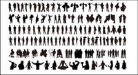 People silhouette Vector