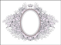 Gorgeous European-style frame - Vector