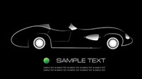 Car silhouette vector material -5