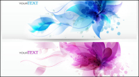 Dynamic trend banner 02 - vector material