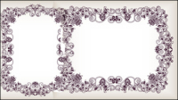 Fine pattern border 05 - vector material