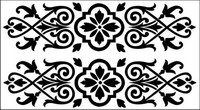 European-style lace Vector -2