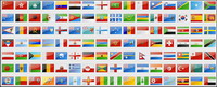 National flags and regional flag png icon