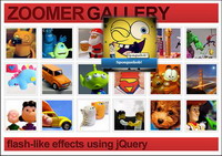 Imitation based on jQuery code flash photo album to enlarge