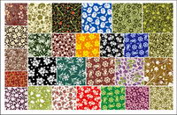 27, vector background material for flowers