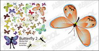42 Butterfly vector of the material